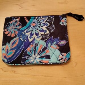 Vera Bradley Lotus Flower Swirl Cosmetic Bag NWOT